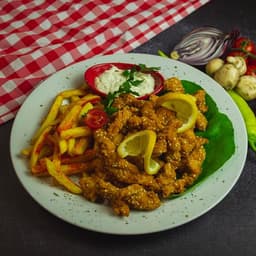 Pileći štapići u susamu